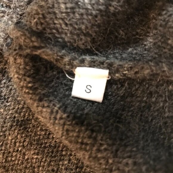 Sandro Paris Italian Yarn Alpaca/Wool Blend Zip Sweater Jacket - Size Small - Picture 6 of 9